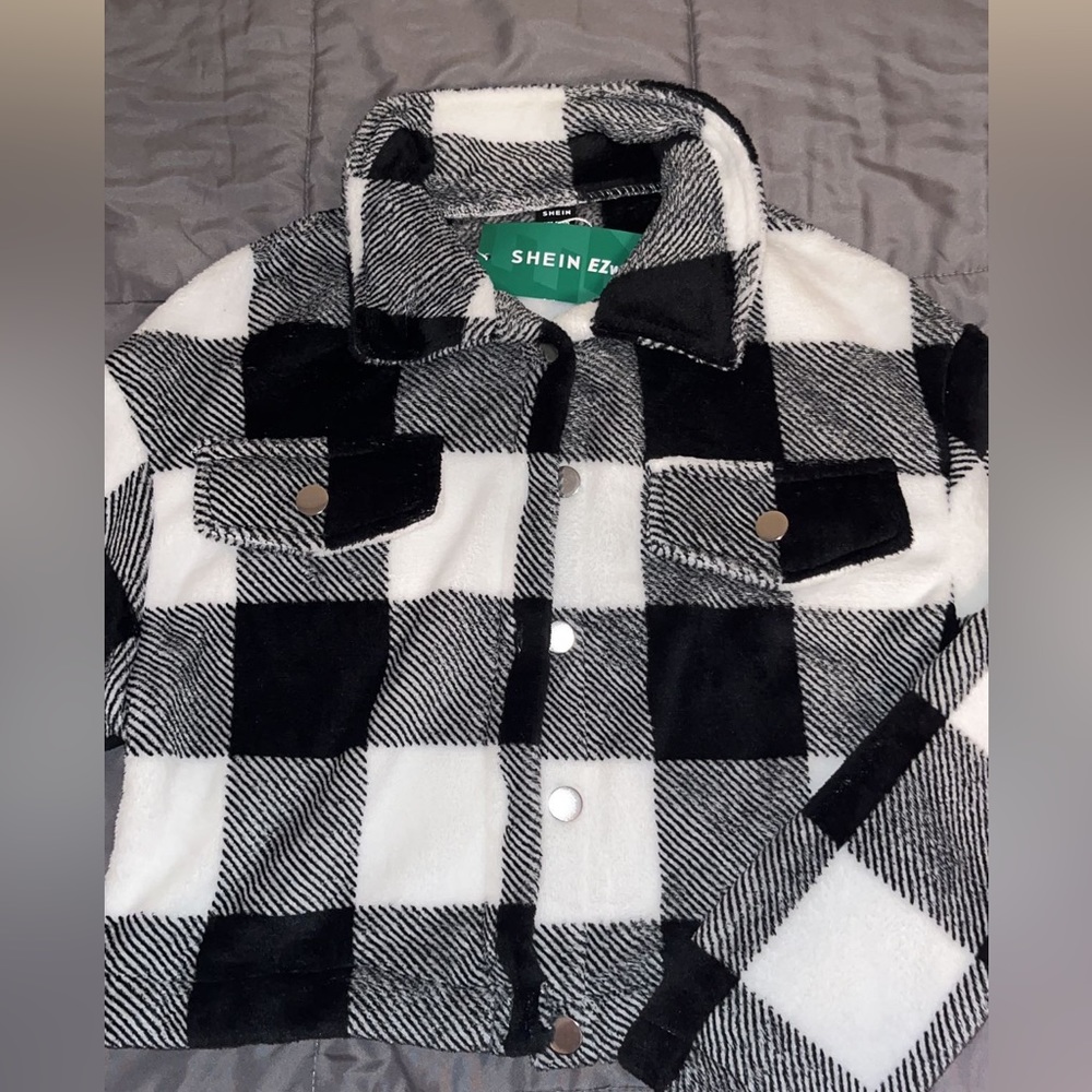 Shein plaid jacket